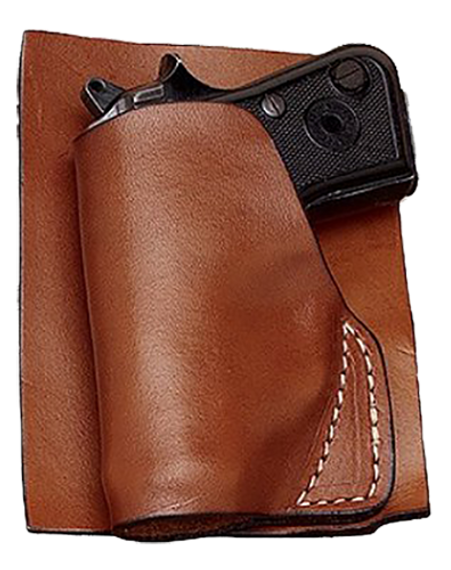 Hunter Company 25002 Pocket  Pocket Brown Leather Pocket Fits Ruger LCP 380 Right Hand 59687