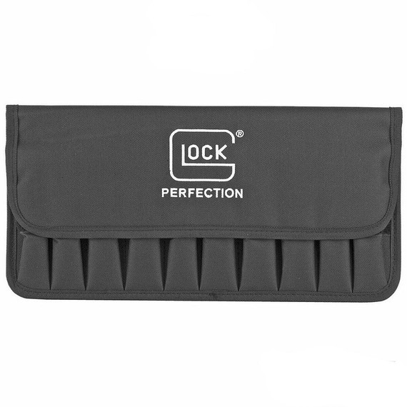Glock 10 Magazine Pouch with Cover and Stiffener Multi Caliber Black GLAP60221