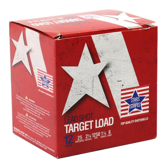 TRZ Trading Target Load Shotshells 12 ga 2-3/4" 1-1/8 oz 1250 fps #8 25/ct OQCT13208