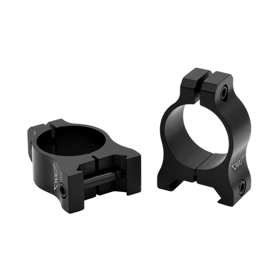 Warne V400M Vapor Scope Ring Set Matte Black Aluminum, 1" Tube, Low Picatinny/Weaver 139483