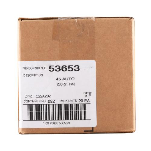 SPEER LAWMAN 45 AUTO 230GR TMJ AMMO 1000RD CC53653C