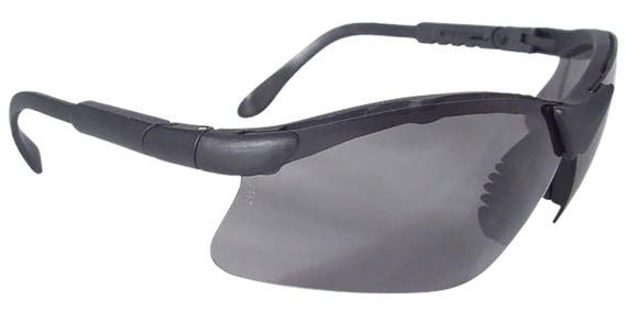 Radians RV0120CS Revelation Glasses Adult Smoke Gray Lens Anti-Fog Black Frame 93324