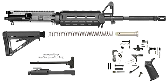Del-Ton Inc RKT100MLOK  Rifle Kit 5.56 NATO Black 171872