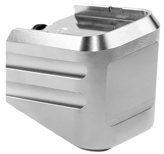 Cross Armory CRG+0MEG19SV Magazine Extension  Fits Glock 19/23/32 Gen 1-5 Silver Aluminum 178255
