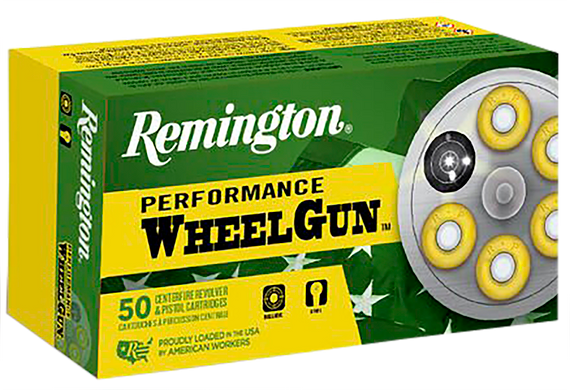 Remington Ammunition 22340 Performance WheelGun  45Colt 250gr Lead Round Nose 50 Per Box/10 Case 36064