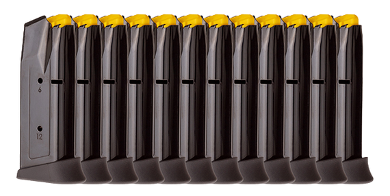 Taurus 389000903 G3C Magazine Pop Display 12rd 9mmLuger Black Steel/12 Pack 158520