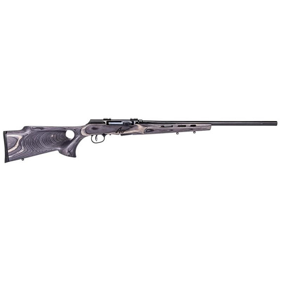 Savage Arms A17 Target Thumbhole Rifle 17 HMR 10rd Magazine 22" Barrel Grey Wood AccuTrigger BV47005