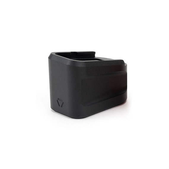 ALUMINUM EXTENDED MAG PLATE FOR GLOCK G19 (9MM) IN BLACK 430105321