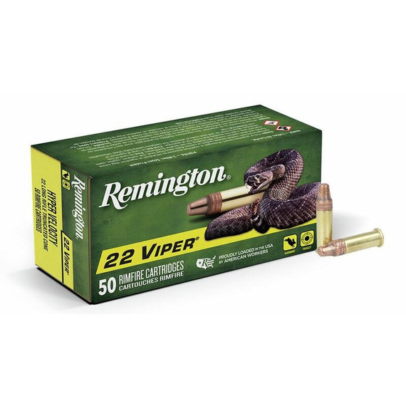 Remington .22 Viper Rimfire Ammunition .22 LR 36 gr TCSB 1410 fps 50/ct RT21080