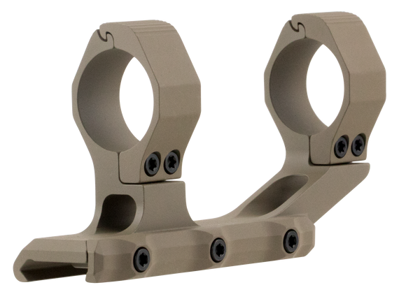 Aero Precision APRA210410 Ultralight Scope Mount/Ring Combo Extended, Flat Dark Earth Cerakote Aluminum 1" Tube, Fits AR-15 1913 Picatinny Rail Mount 101933