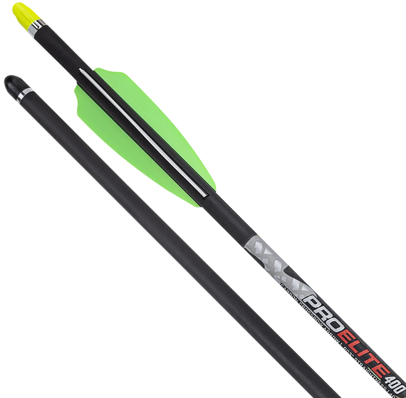 Tenpoint HEA6606 Pro Elite 400  Carbon 20" Alpha Nocks .003 Straightness Yellow 164342