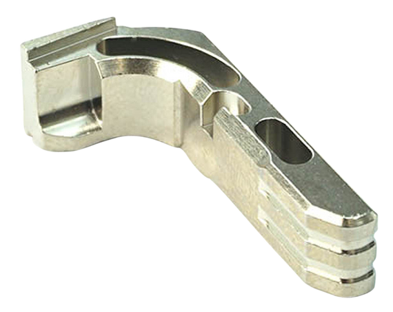 Cross Armory CRGMCSV Mag Catch  Extended Glock Gen1-3/P80 Silver Anodized Aluminum 114914