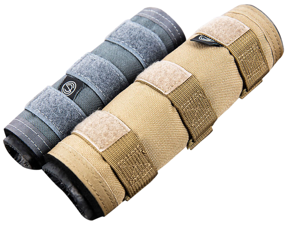 SilencerCo AC1986 High Temp Suppressor Cover 7.50" FDE Nylon 160331