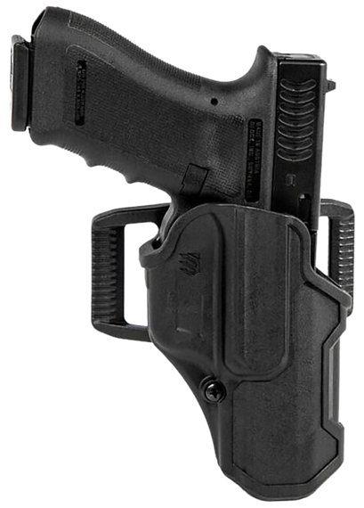 Blackhawk 410757BKR T-Series L2C Non-Light Bearing OWB Black Polymer Belt Slide Fits S&W M&P/SD/Taurus PT 24/7 Pro Right Hand 125001
