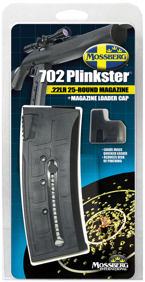 Mossberg 95725 702 Plinkster  25rd 22 LR Black Polymer 77453