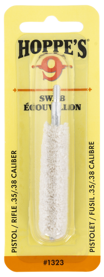 Hoppe's 1323 Cleaning Swab 35/38 Cal 10 Pack 87234