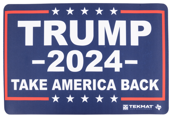 TekMat TEKR17TRUMP2024 Trump 2024 Take Back America Red/White/Blue Rubber 11" x 17" 155338