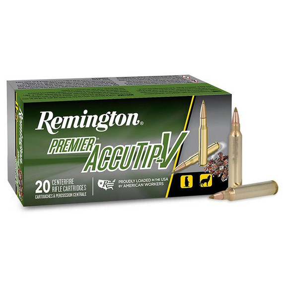 Remington Premier AccuTip Varmint Rifle Ammunition .204 Ruger 40 gr ATV 3900 fps 20/ct RT29220