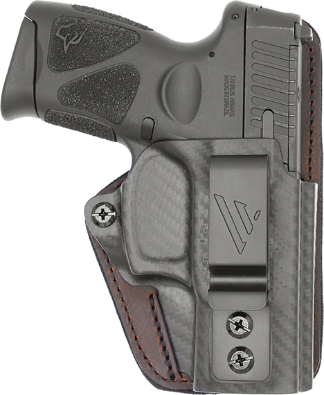 Versacarry CFC211G43 Comfort Flex Custom IWB Brown Polymer Belt Clip Fits Glock 43 Right Hand 151637