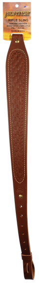 Hunter Company 027138 Cobra Carrier Sling Chestnut Tan Leather w/ Basket Weave Pattern 112972