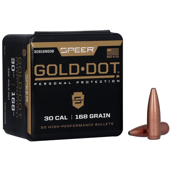 30 CALIBER (0.308'') 168GR GOLD DOT SOFT POINT 50/BOX 430105865