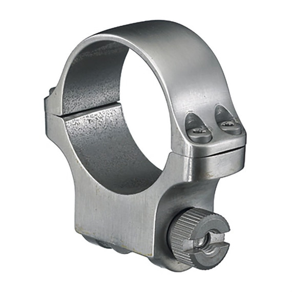 RUGER 30MM MEDIUM SCOPE RING MATTE STAINLESS 250023121