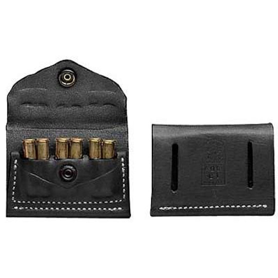 DeSantis 2x2x2 Cartridge Pouch for Most .38/.357 Cal Black Ambi DIA08BJG1Z0