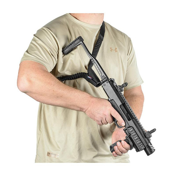 Fab Defense Tactical Single Point Bungee Sling Black NAfxbungeeb