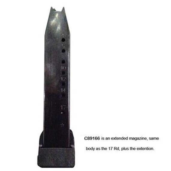 Beretta Factory PX4 Extended Magazine 9mm Black Steel 20/rd UK53115