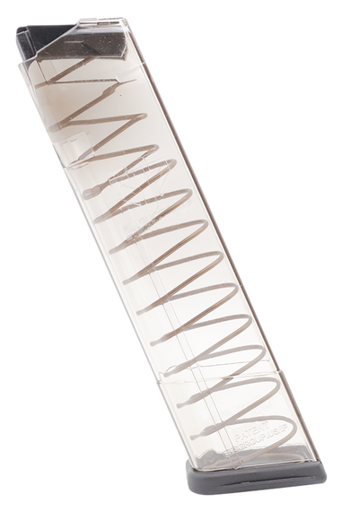 ETS Group GLK2118 Pistol Mags  18rd 45 ACP Compatible w/ Glock 21/30/41 Clear Polymer 117692