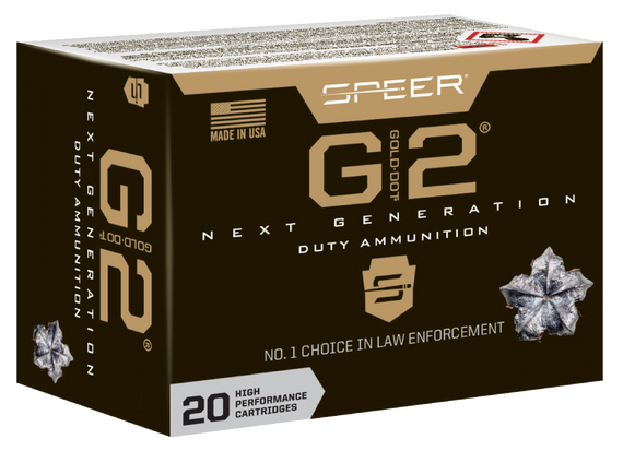 Speer 23999 Gold Dot G2 40S&W 180gr 20 Per Box/10 Case 113663