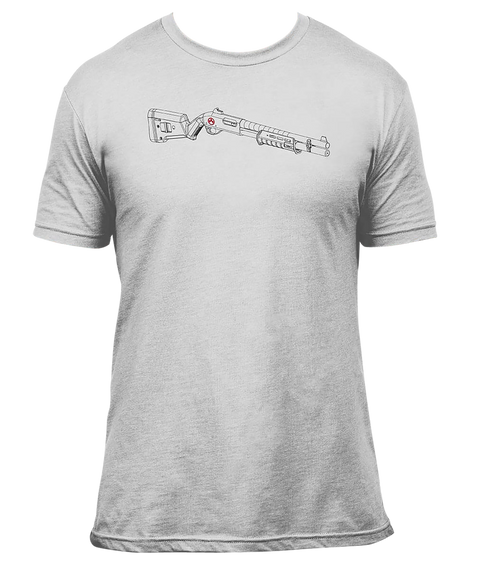 Magpul MAG1278-041-S SGA Blueprint  Stone Gray Heather Cotton/Polyester Short Sleeve Small 148728