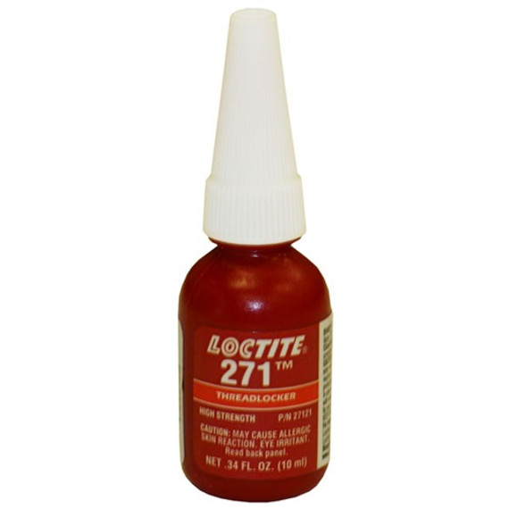 #271 HIGH STRENGTH RED THREADLOCKER 0.34 FL OZ 532271006 #271 HIGH STRENGTH RED THREADLOCKER 0.34 FL OZ 532271006