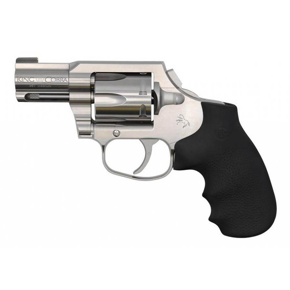 Colt King Cobra Carry DAO Handgun .357 Rem Mag 6rd Capacity 2" Barrel Stainless Finish Black Rubber Grips CXKCOBRASB2BB