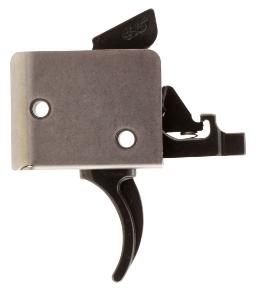 CMC Triggers 92502 Drop-In  Two-Stage Curved Trigger w/ 2 lbs Draw Weight & Black/Silver Finish 4713