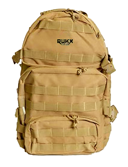 Rukx Gear ATICT3DT Tactical 3 Day Tan 600D Polyester 123592