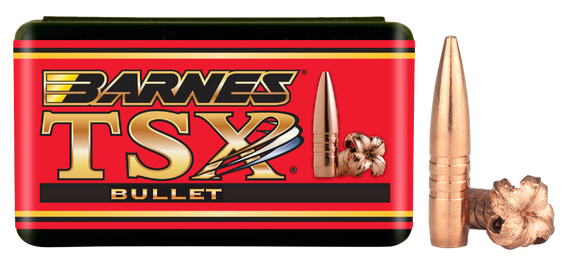 Barnes Bullets 30349 TSX  30Cal 165gr Boat Tail 50/Box 18269