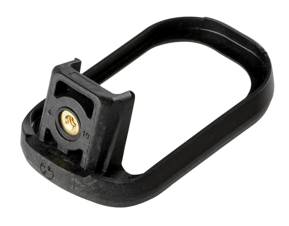 Magpul MAG950-BLK GL Enhanced Mag Well  Compatible w/Gen4 Glock 19/23/32/38 Black Polymer 114361