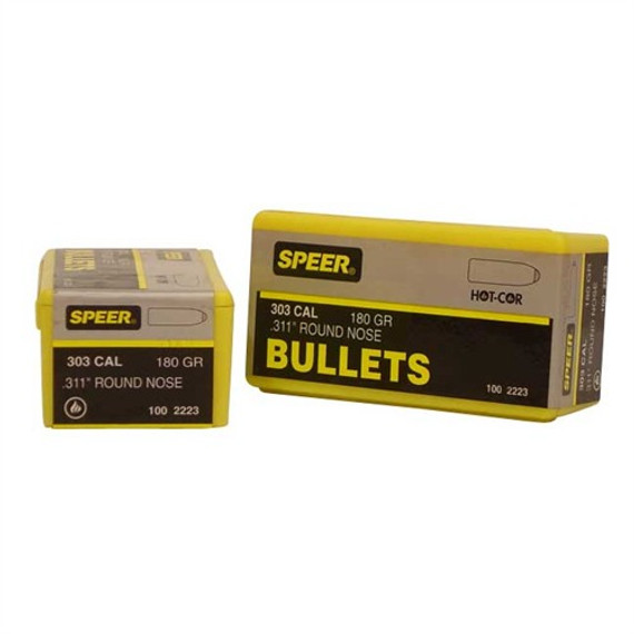 303 CALIBER (0.311'') 180GR SOFT POINT ROUND NOSE 100/BOX 100010447