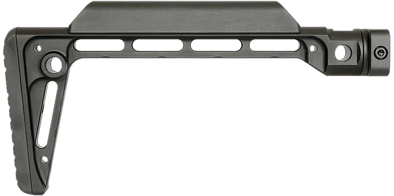 Midwest Industries MIMINF Minimalistic Fixed Stock Black 6061 Aluminum Fixed 173729