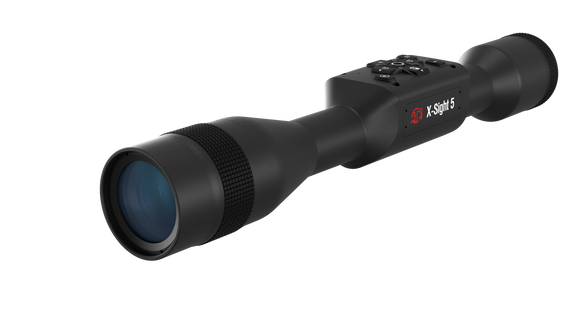 ATN DGWSXS3155P X-Sight 5 Night Vision Rifle Scope Black Anodized 3-15x 30mm Tube Gen 5 Smart Mil Dot Reticle 156249