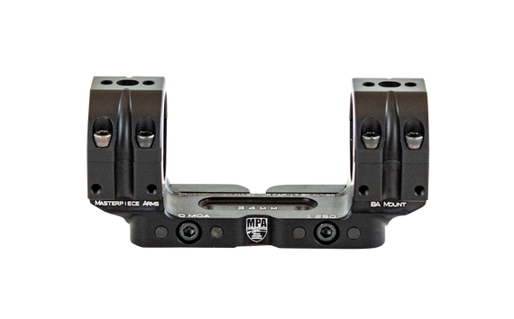 MasterPiece Arms BAMOUNT301125 MPA BA Bolt Action Mount  Black 157943