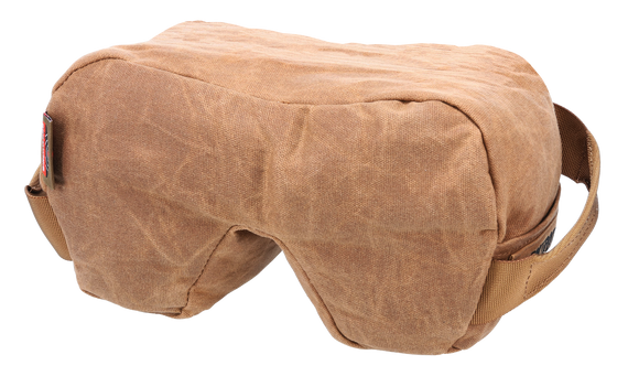 Birchwood Casey BC-BAG-SSFLU Steady-Shot Foxtrot Bag Ultralight Tan Wax Canvas Rear Bag 178832