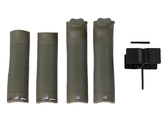 Glock 39841  Backstrap/Beavertail Set Battlefield Green Polymer 173453