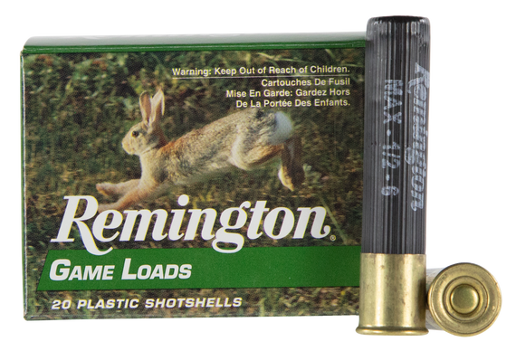 Remington Ammunition 20014 Game Load  410Gauge 2.50" 1/2oz 6Shot 20 Per Box/10 Case 117125