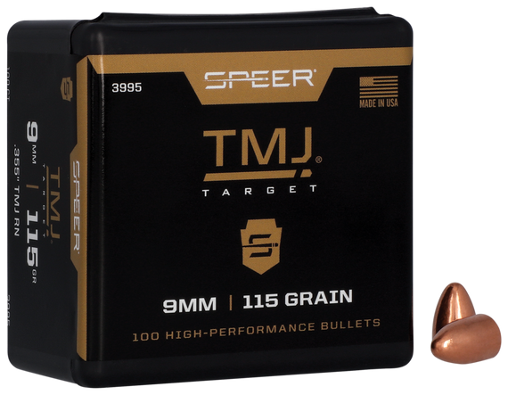 Speer 3995 TMJ  9mm 115gr Total Metal Jacket 100 Per Box/5 Case 29652