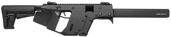 Kriss USA KV45CBL22 Vector CRB Gen2 *CA Compliant 45 ACP 10+1 Black Steel Barrel, Black Picatinny Rail Receiver, Fixed Black Synthetic Stock, Black California Paddle Grip, Glock Magazine Compatible 43083
