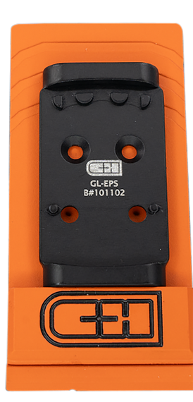 C&h Precision GLEPS V4 MIL/LEO Adapter  Black Anodized Holosun EPS Pattern Footprint 165155