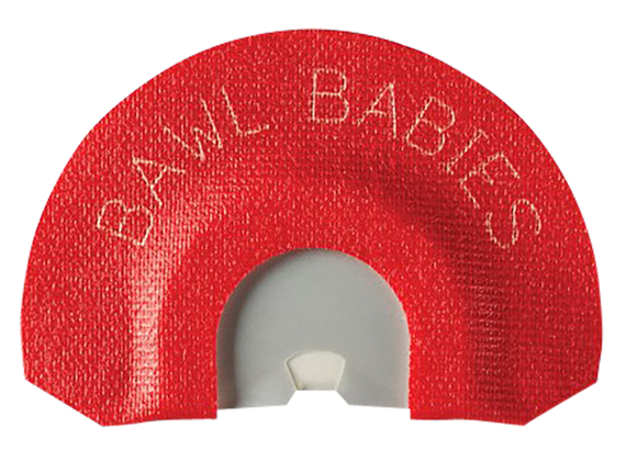 Hunters Specialties JSDIA5  Bawl Babies Diaphragm Call Attracts Multiple Red Horseshoe Cut 155360