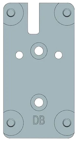 Beretta USA EUS03050 90/92  Silver, Fits Beretta 90/92 RDO Burris FastFire/Vortex Venom/Docter Pattern Footprint Mount 155831